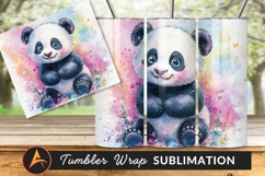 Watercolor Panda Bear Cute Animal Illustration Art