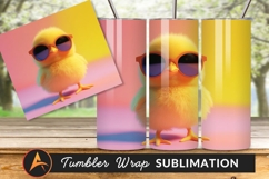 Cool Chick Wearing Sunglasses On Colorful Background