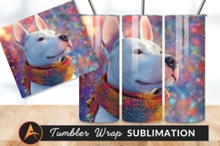 Winter Dog Scarf Holiday Season Tumbler Png Product Image 1