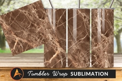 Brown Marble Texture Background Tumbler Png Product Image 1