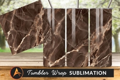 Brown Marble Texture Background Tumbler Png Product Image 1