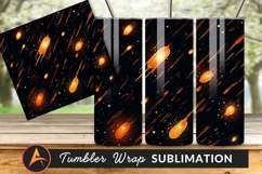 Space Comets Digital Art Tumbler Png Product Image 1