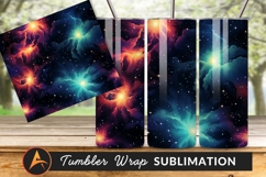 Seamless Nebula Space Starfield Pattern Design Product Image 1