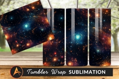 Abstract Space Nebula Galaxy Tumbler Png Design Product Image 1