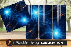 Seamless Cosmic Energy Field Tumbler Png Product Image 1