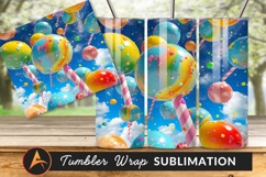 Colorful Candies Sky Tumbler Png Design Product Image 1