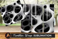 White Abstract Architecture Tumbler Png Design Product Image 1