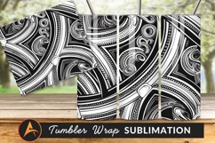 Abstract Black And White Tribal Pattern Design Product Image 1