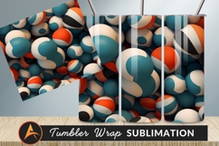 Abstract Spheres Background Tumbler Png Product Image 1