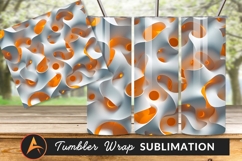 Abstract Gray And Orange Tumbler Png Background Product Image 1