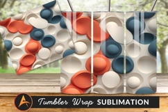 Abstract Colorful Round 3D Shapes Background Product Image 1
