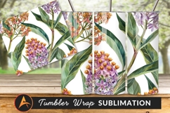 Tropical Milkweed Watercolor Floral Seamless Pattern Product Image 1