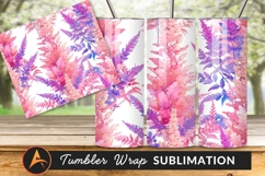 Pink And Purple Floral Fern Pattern Product Image 1