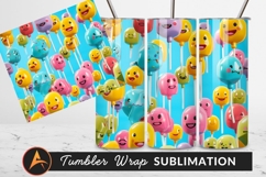 Colorful Candies Characters Tumbler Png Design Elements Product Image 1