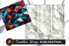 White Gray Marble Texture Background Tumbler Png Product Image 1