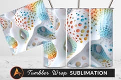 Abstract Geometric Shapes Tumbler Png Background Product Image 1