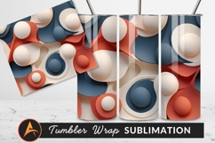 Abstract Circles Background Tumbler Png Illustration Product Image 1