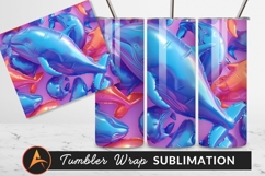 Balloon Whales Ocean Animals Party Theme Tumbler Product Image 1