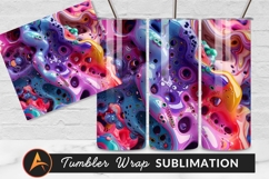 Colorful Abstract Tumbler Png Background Texture Product Image 1