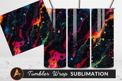 Colorful Fluid Art Abstract Cosmic Space Design Product Image 1