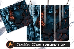 Shattered Metal Woman Art Sculpture Tumbler Png Product Image 1