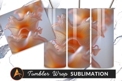 Transparent Sculpted Tumbler Png Peach Gradient Artwork Product Image 1