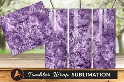 Purple Fuzzy Fur Texture Digital Background Product Image 1