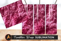 Pink Furry Texture For Background Tumbler Product Image 1
