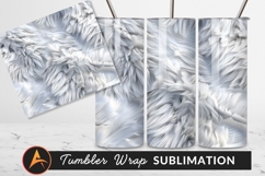 White Fur Texture Seamless Abstract Background Product Image 1