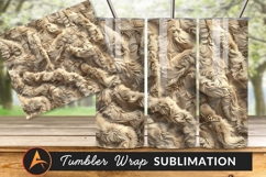 Beige Textured Fur Digital Render Background Product Image 1