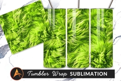 Abstract Green Fiber Texture Seamless Digital Art Product Image 1