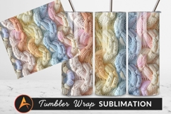 Colorful Knitted Wool Fabric Closeup Texture Product Image 1