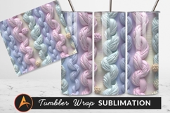 Pastel Braided Rope Seamless Abstract Background Product Image 1