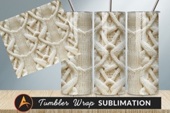 Ivory Cable Knit Seamless Pattern Background Product Image 1