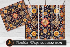 Floral Persian Carpet Seamless Pattern Background Product Image 1