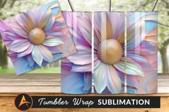 Pastel Flower Art Acrylic Texture Background Product Image 1
