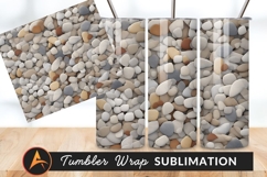 Neutral Colored Pebble Stone Seamless Pattern Texture Product Image 1