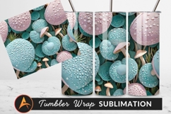 Whimsical Mushroom Patch In Pastel Colors Tumbler Product Image 1