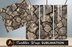 Dry Stacked Stone Wall Rock Tumbler Png Product Image 1