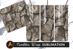 Cracked Stone Wall Texture Seamless Background Product Image 1
