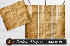 Distressed Folded Paper Texture Background For Tumbler Product Image 1