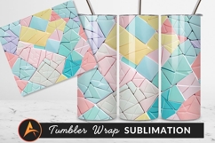 Pastel Toned Abstract Tumbler Png Design Product Image 1