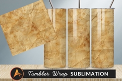 Vintage Crumpled Paper Texture Background Tumbler Png Product Image 1