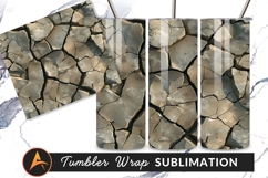 Cracked Earth Seamless Texture Tumbler Png Product Image 1