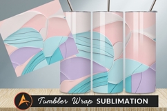 Pastel Layers Tumbler Png Background Texture Product Image 1