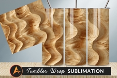 Wavy Wood Texture Background Tumbler Png Product Image 1