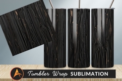 Dark Wood Planks Texture Background Tumbler Png Product Image 1