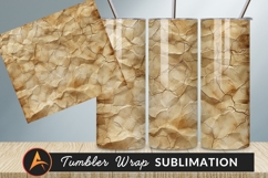 Aged Creased Paper Texture For Tumbler Png Product Image 1