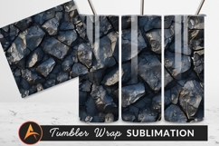 Cracked Rock Surface Tumbler Png Texture Product Image 1
