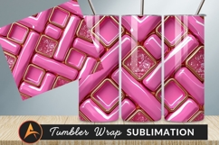 Pink Candy Pattern Tumbler Png Background Design Product Image 1